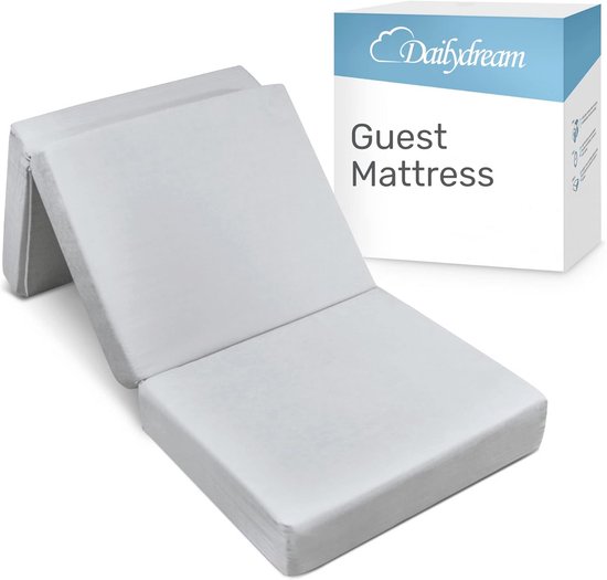 Opvouwbaar logeermatras 75x195cm met traagschuim voor ultiem comfort van Lucovitaal