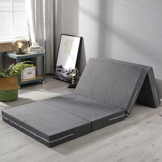 Opvouwbaar Matras 90x200 cm - Gastenmatras en Reisbed voor Volwassenen