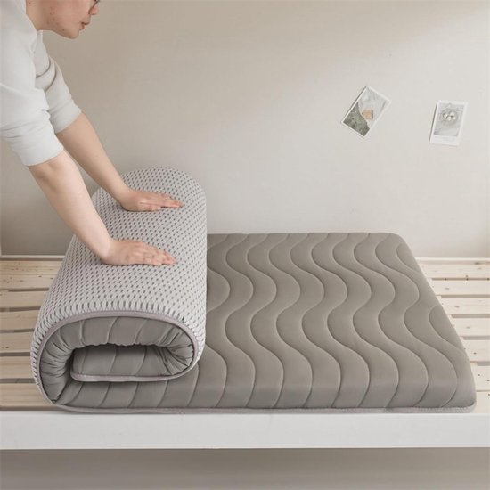 Opvouwbaar Matras - Dorm Matras - Comfortabel Slapen - Vierlaags Ontwerp - 100x200cm - F
