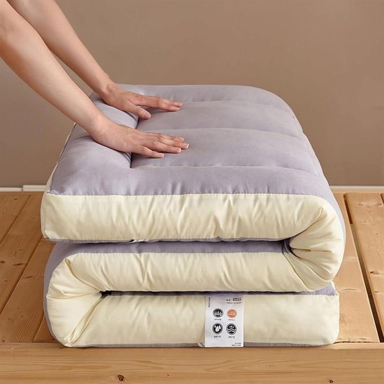 Opvouwbaar Matras - Japanse Futon - Comfortabel Slapen - Traagschuim Ondersteuning - 120x200cm - Kleur D