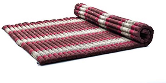 Opvouwbaar Matras - Japanse Futon Gastenbed - Ontspanning en Yoga - Natuurlijke Kapok Vulling - 190 x 145 cm