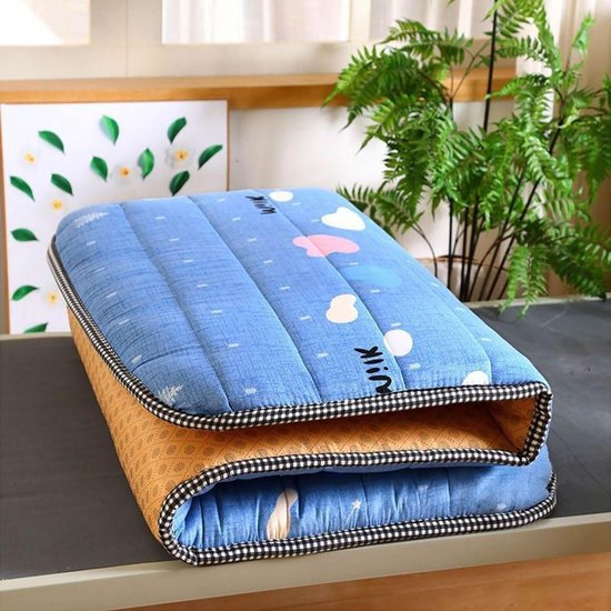 Opvouwbaar Matras - Vloermatras Futon - Comfortabel Slapen - Ergonomisch Ontwerp - 90x190cm - 07