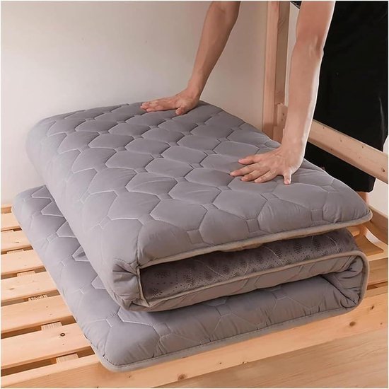Opvouwbaar Matras - Vloermatras Futon - Compact Slapen - Ademend Katoen - 100x200cm - B