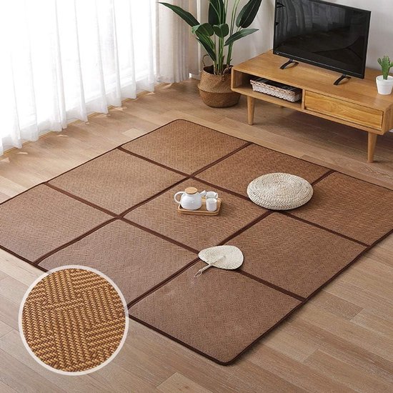 Opvouwbaar Tapijt - Zomer Mat - Slaapkamer Decoratie - Ademend Materiaal - 83 x 83 cm - Meerdere Kleuren