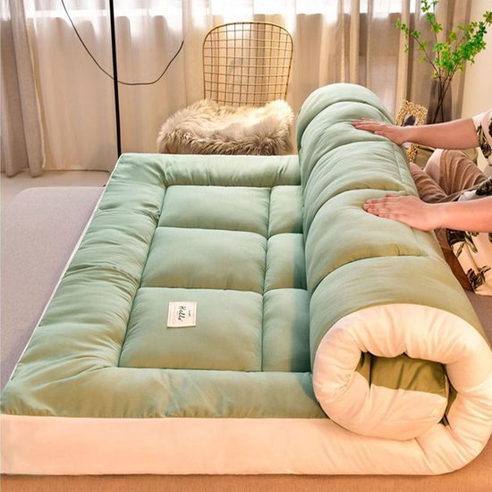 Opvouwbaar Tatami Matras voor eenpersoonsbed - Zacht en Comfortabel Japans Stijl Vloerbed