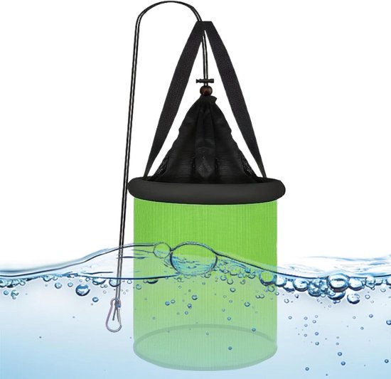 Opvouwbaar Visnet - Draagbare Vishengel - Levend Vangsten Opslag - Grote Capaciteit Mand - 42 x 34 x 34 cm
