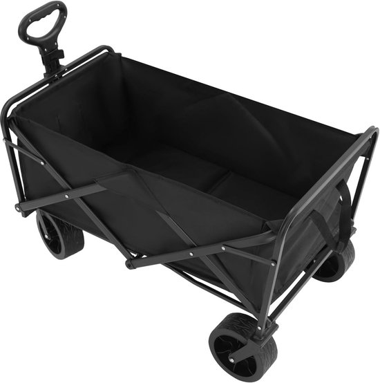 Opvouwbare All-Terrain Bolderkar met Brede Banden en Remmen - 115 kg Draagvermogen van LifeGoods