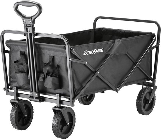 Opvouwbare Bolderkar - 100 Liter - All-Terrain Transportwagen van LifeGoods