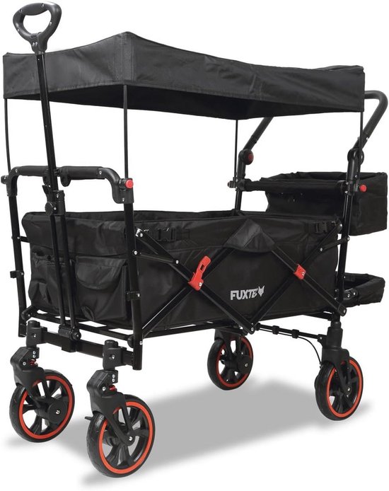 Opvouwbare Bolderkar - Handkar en Tuintrolley voor Kinderen - Perfect voor Outdoor Vervoer en Wandelen van Opvouwbare Bolderkar