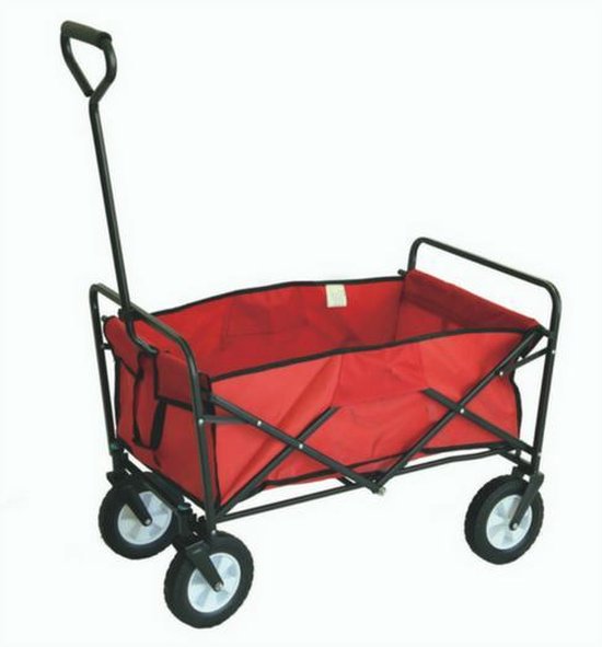 Opvouwbare Bolderkar - Rood van Opvouwbare Bolderkar