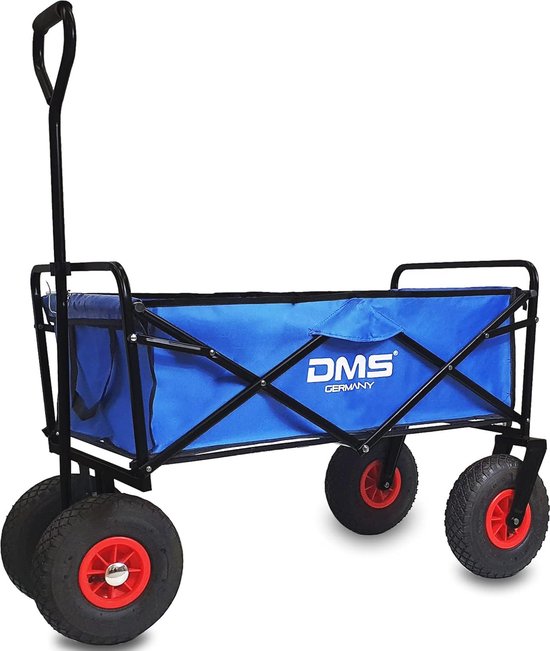 Opvouwbare Bolderkar voor Tuin en Transport met Luchtbanden en Laadcapaciteit tot 120 kg van TecTake