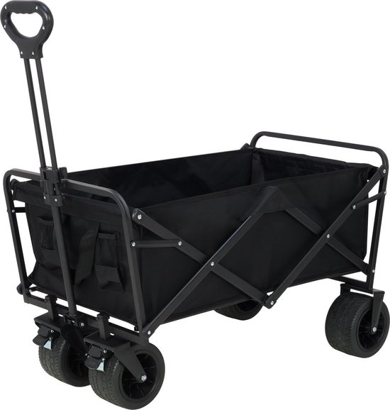 Opvouwbare Bolderkar XL met 180KG Draagkracht en Draaibare Wielen - Ideaal voor Buitenactiviteiten van STREND PRO