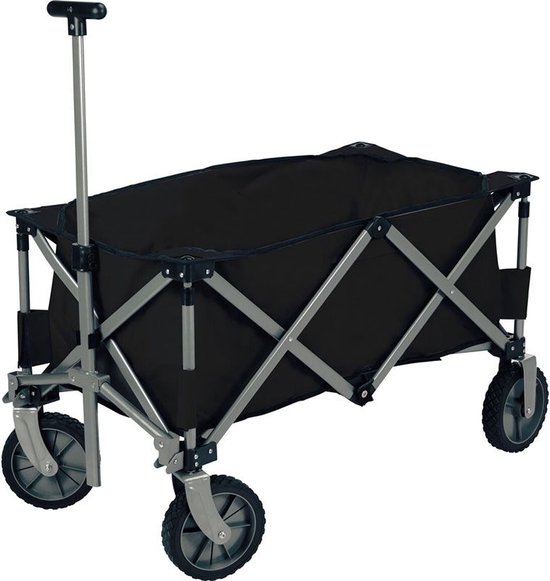 Opvouwbare Bolderkar - Zwart - 90 x 49 x 58 cm van Opvouwbare Bolderkar