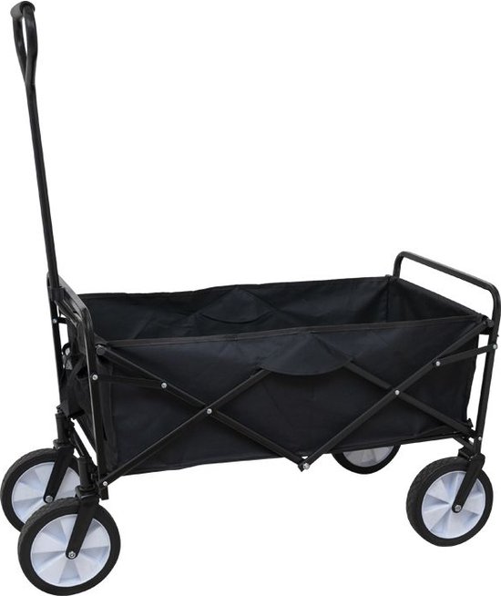 Opvouwbare bolderkar - zwart - GardenGear van Opvouwbare Bolderkar