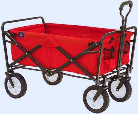 Opvouwbare Bolderwagen - Rood | Handig & Compact van Outdoor Tembo