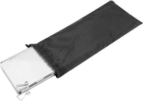 Opvouwbare Branderruit - Kooktoestel Accessoire - Buiten Koken - Duurzaam Aluminium - 10 Stuks - Zilverkleurig