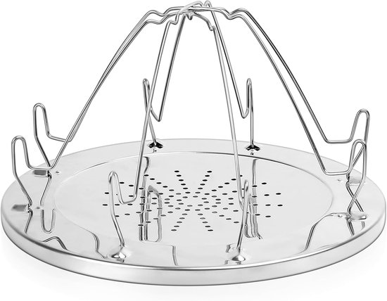 Opvouwbare Camping Toaster voor Gasfornuis - RVS Toastrek voor Buiten Koken