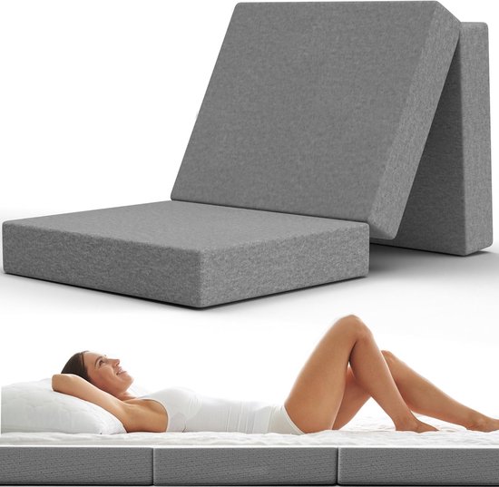 Opvouwbare Campingmatras 65 x 95 cm - Comfortabel Gastenmatras voor Binnen en Buiten van Decopatent