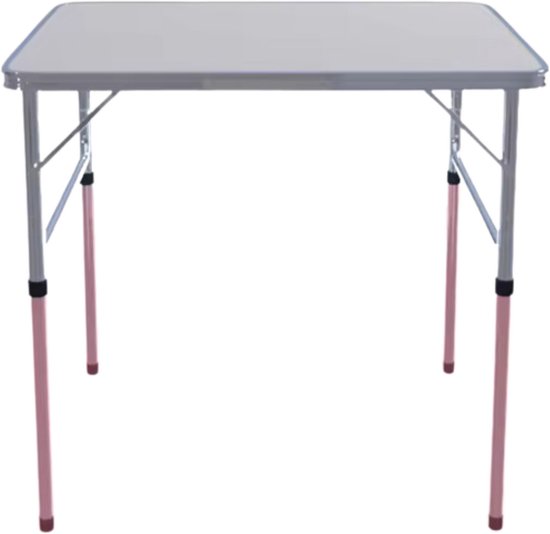 Opvouwbare Campingtafel 2,5ft - Klaptafel voor Picknick, Tuin & Eettafel - Verstelbare Hoogte - Draagbaar & Waterbestendig