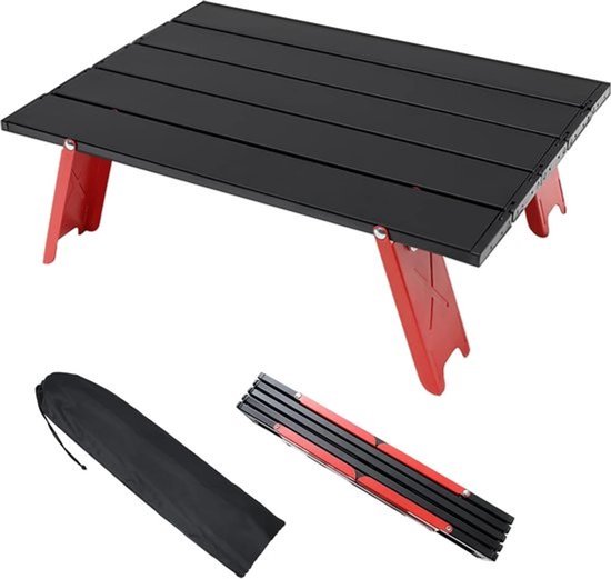 Opvouwbare campingtafel - Draagbare aluminium mini-tafel voor outdoor, picknick, strand en kamp