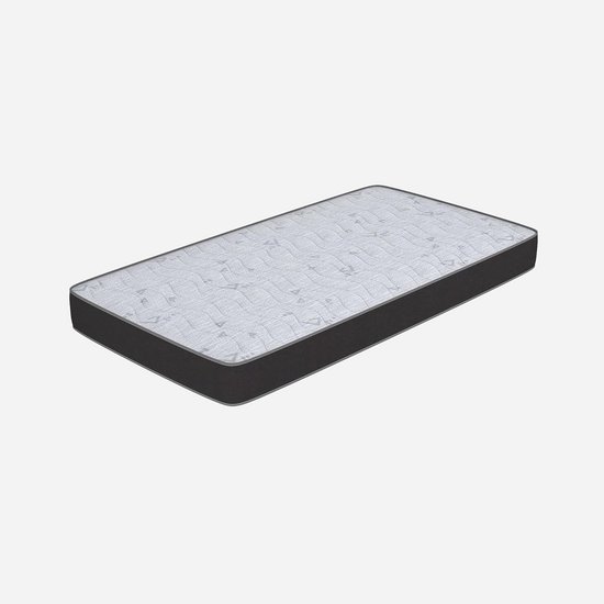 Opvouwbare eenpersoonsmatras 70 x 190 cm van waterschuim - Orthopedisch, 13 cm hoog, hypoallergeen van Merkloos