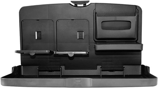 Opvouwbare Eettafel Auto - Auto Tray Tafel - Eten in de auto - Redelijk ontwerp - Max 3 kg - Zwart