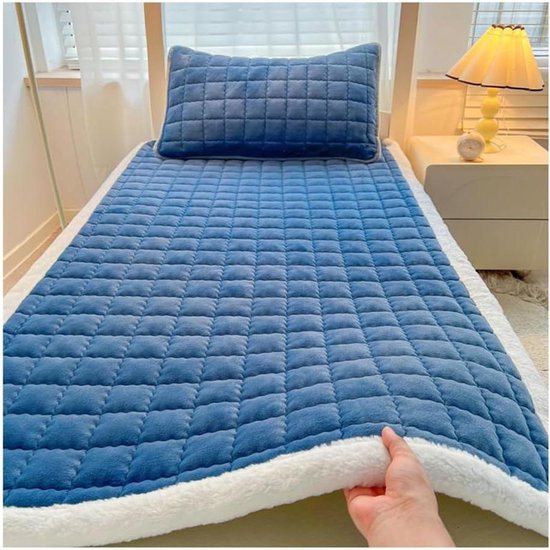 Opvouwbare Futonmatras - Japanse Slaapmat - Comfortabel Slapen - Draagbaar Ontwerp - 80 x 190 cm - Grijs