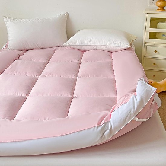 Opvouwbare futonmatras - Vloermatras slaapmat - Comfortabel slapen - Ademende sojavezels - 180x200cm - Stijl 5