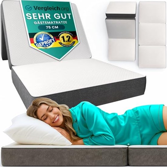 Opvouwbare Gastenmatras - Comfortabel Reisbed, 13 cm Dik van Merkloos