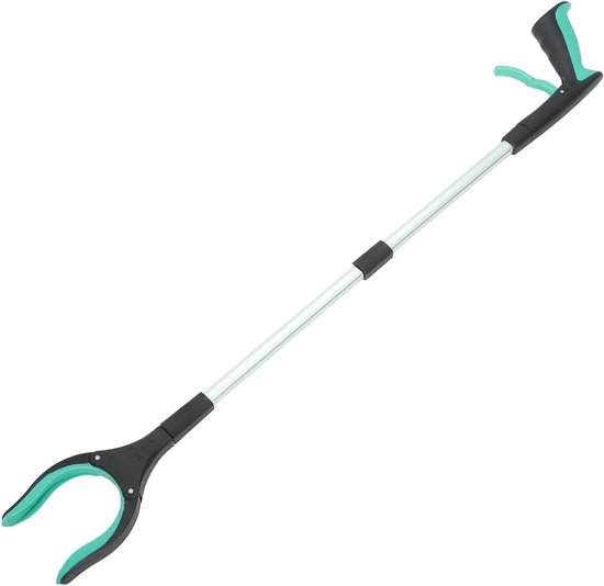Opvouwbare Grijpstok - Afvalgrijper Hulpmiddel - Afval Oprapen - Antislip Klauwontwerp - 83 cm - Groen