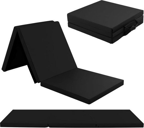 Opvouwbare Gymnastiekmat 3,8 cm Dikke Fitness Sportmat Duurzaam en Comfortabel van Merkloos