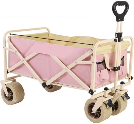 Opvouwbare Handkar - Boodschappentrolley Tuinwagen - Boodschappen Vervoeren - Grote Laadcapaciteit - 150 Liter 200 kg - Stijl 1
