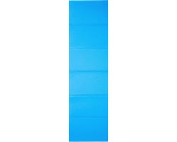 Opvouwbare isomat 180x50x0,8cm - Blauw van Merkloos