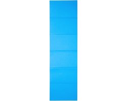 Opvouwbare isomat 180x50x0,8cm - Blauw van Merkloos