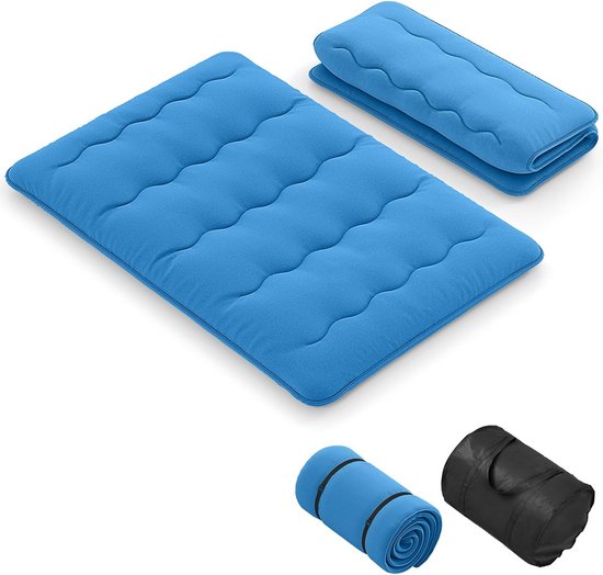 Opvouwbare Japanse Futon Matras 140x200 cm Dikke Katoen Vulling Draagbaar van Merkloos