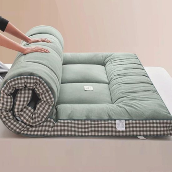 Opvouwbare Japanse Futonmatras voor Vloerbed - Zacht en Ademend Tatami Matras van Merkloos