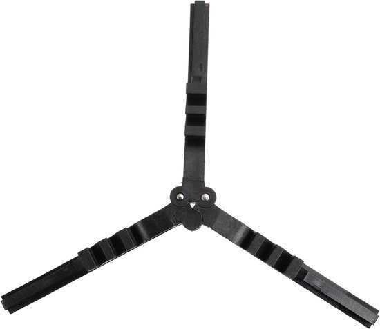 Opvouwbare Kookstandaard - Gastank Stabilisator - Buiten Koken - Compact Lichtgewicht - 21.5 cm - Zwart