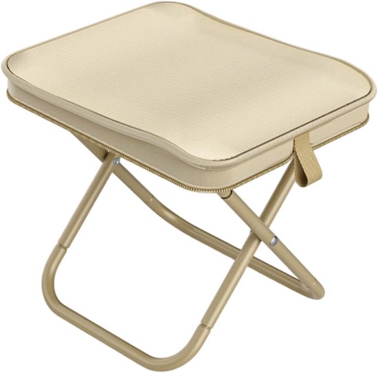 Opvouwbare kruk - Opvouwbare kampeerkrukken - Kruk - 26x24x28cm - Krukje - draagbaar - Walkstool - lichtgewicht visserskruk - wachtrij bankje - Comfort - Opvouwbaar Kampeerkruk - inklapbare kruk - vouwstoel - Campingkruk met draagtas van Merkloos