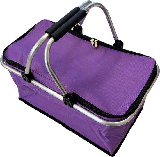 Opvouwbare Lichtgewicht Koeltas - 60 x 23 x 26 cm - 24 Liter - Paars van Gio’Style