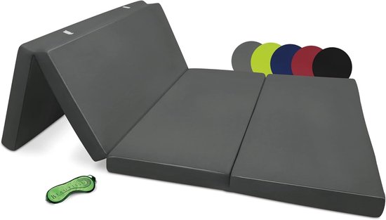 Opvouwbare matras 120x195 cm - Reisbed matras, vouwmatras & gastenmatras, inklapbaar en ruimtebesparend van Dreamzzz