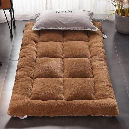 Opvouwbare Matras - Futon Gastenmatras - Comfortabel Slapen - Zacht Ademend Materiaal - 120 x 190 cm - B