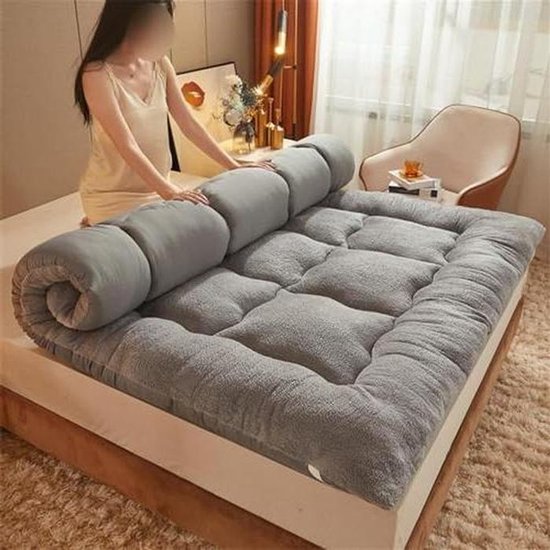 Opvouwbare Matras - Futon Matras - Gasten Ontvangen - Antislip Dubbelzijdig - 90 x 200 cm - Niet gespecificeerd