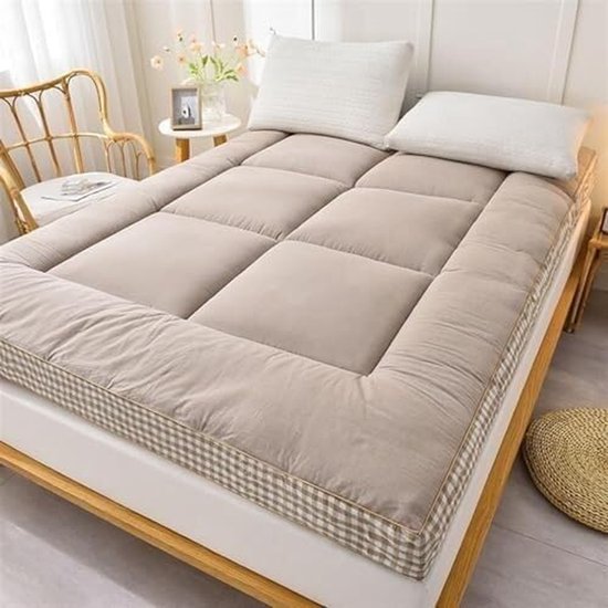 Opvouwbare Matras - Futon Slaapmat - Comfortabel Slapen - Drukverlagend Ontwerp - 120 x 200 cm - Grijs