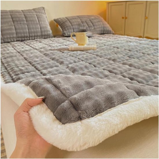 Opvouwbare Matras - Futon Slaapmat - Veelzijdig Gebruik - Ademende Stof - 120 x 200 cm - Grijs