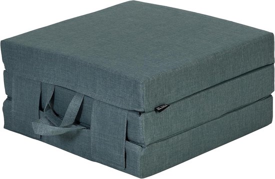 Opvouwbare Matras - Gastbed Vlak - Logeren Thuis - Met Draaghendels - 180x60x10 cm - Eendenkleur