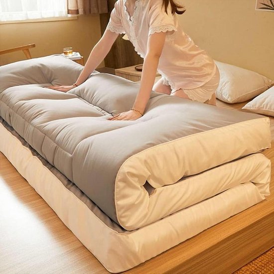Opvouwbare Matras - Gastematras Vloerbed - Comfortabel Slapen - Ergonomisch Ontwerp - Full Size - 005