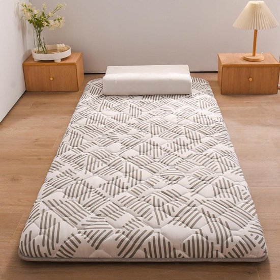 Opvouwbare Matras - Gastenbed Futon - Comfortabel Slapen - Drievoudig Slaapkussen - 120 x 190 cm - Patroon 3