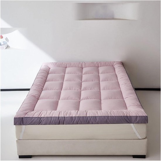 Opvouwbare Matras - Gastenmatras Futon - Comfortabel Slapen - Ergonomisch Ontwerp - 120x200cm - Roze van Merkloos