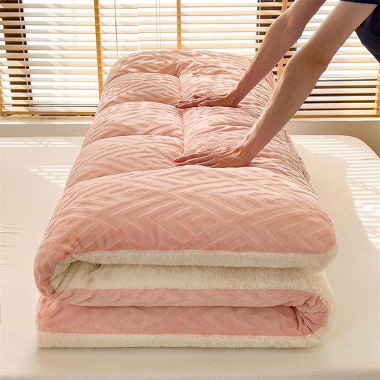Opvouwbare Matras - Japanse Slaapmat - Comfortabel Slapen - Zacht Ademend Materiaal - 120x200CM - Grijs