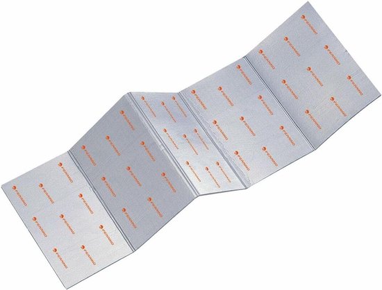 Opvouwbare Matras - Kampeeronderlegger - Buiten slapen - Gesloten cellen structuur - 180x50cm - Zwart